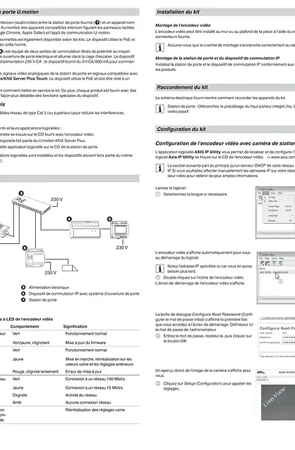 schneider施耐德U.motion Door station set_ User Guide_ 19 languages